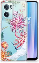 GSM Hoesje OnePlus Nord CE 2 5G Smartphonehoesje Customize Bird Flowers