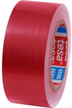 Tesa kleefband 4688 rood, 50m, 50mm - Gaffa tape