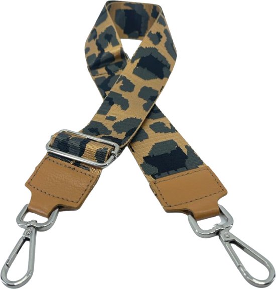 Schoudertas band - Hengsel - Bag strap - Fabric straps - Boho - Chique - Chic -  Klassieke luipaardstijl
