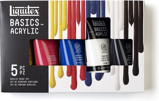 Liquitex Basics - Peinture acrylique - set complet de 72 couleurs - 22ml