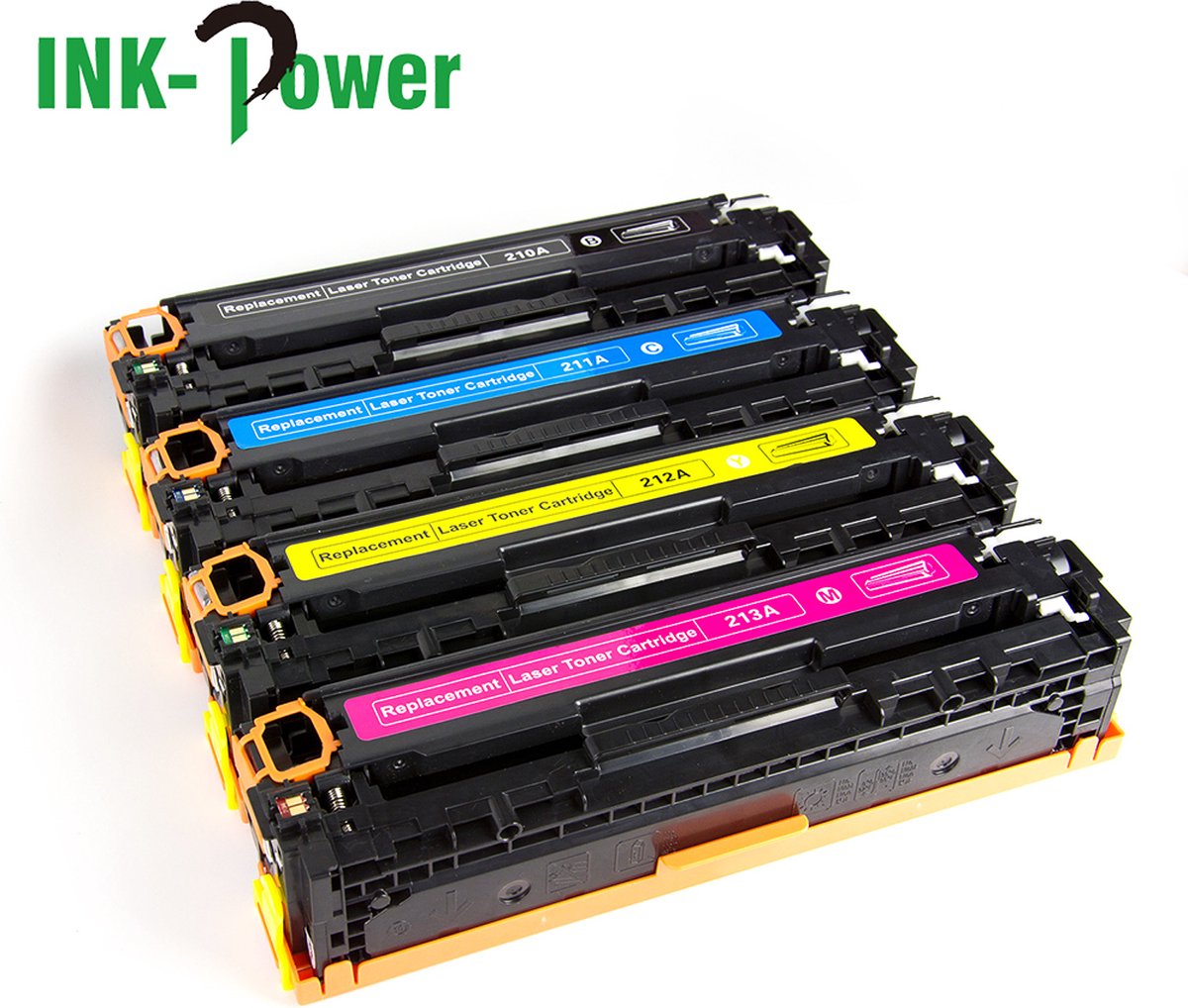 Multipack Laser Toner Geschikt voor HP 131A / 131X | CF210X, CF210A, CF211A, CF212A en CF213A | Geschikt voor HP LaserJet Pro 200 color M251nw / MFP M276n / MFP M276nw