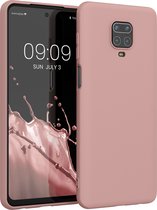 kwmobile telefoonhoesje geschikt voor Xiaomi Redmi Note 9S / 9 Pro / 9 Pro Max - Hoesje voor smartphone - Back cover in winter roze