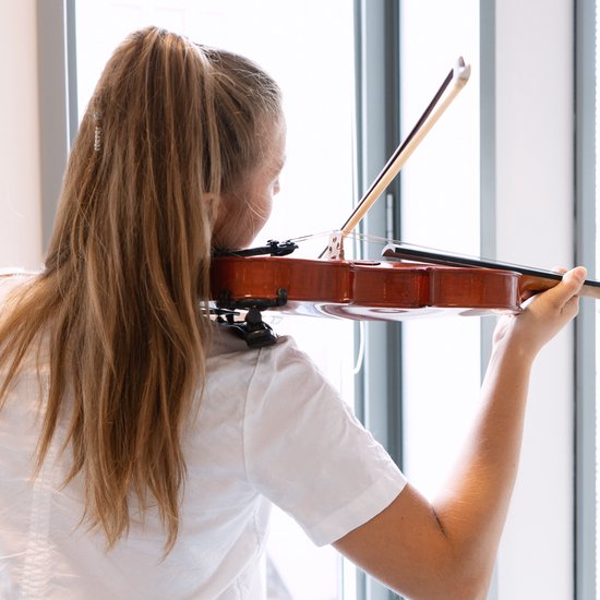 kwmobile Épaulière Rembourrée Pour Violon - Conception Réglable Pour 1/2 Violons - Accessoire D'instrument De Musique Pour Adultes Et Étudiants