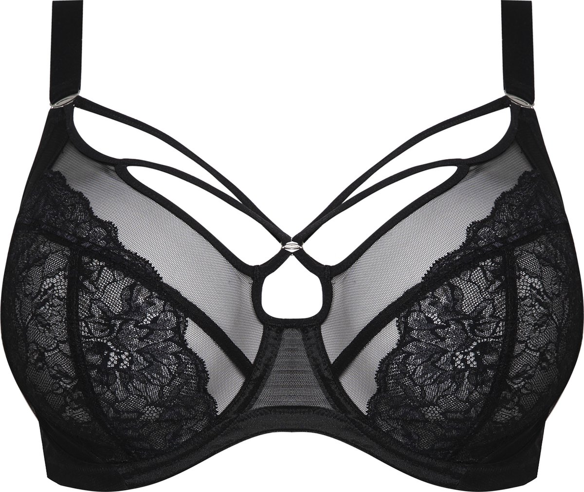 Elomi Brianna Plunge Dames Beha - Maat 80I (EU) Zwart