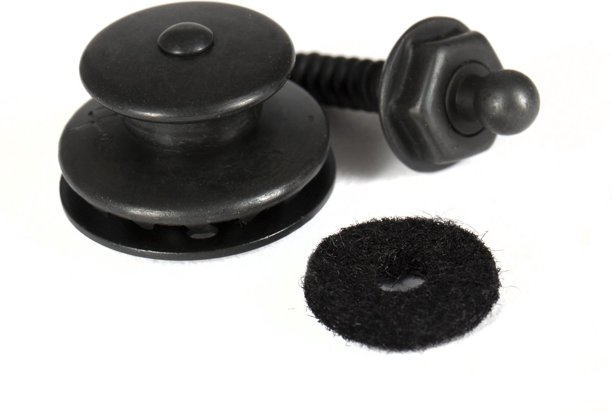 Loxx Security Locks zwart Chrom  - Accessoire voor gitaren