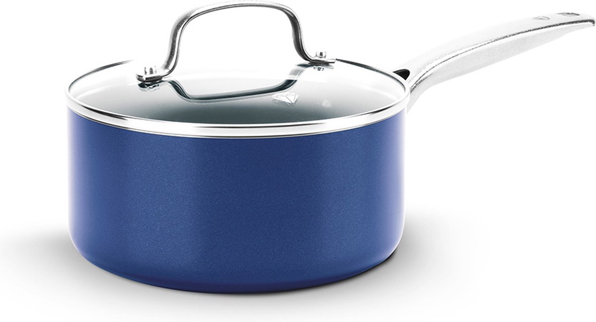 Casserole en aluminium avec couvercle en verre avec poignées en silicone  dimensions - ø 36 cm - Poele / sauteuse - Achat & prix