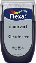 Flexa Muurverf - Kleurtester - Kleur van het jaar 2022 - Blissful Blue - 30 ml