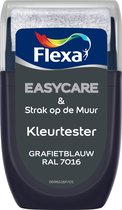 Flexa Strak op de Muur - Muurverf - Mat - Kleurtester - Grafietblauw / Ral 7016 - 30 ml