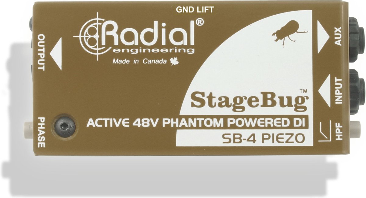 Radial StageBug SB-4 Piezo actieve DI Box - DI-Box
