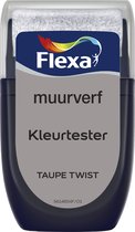 Flexa Muurverf - Kleurtester - Kleur van het jaar 2022 - Taupe Twist - 30 ml