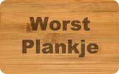 Borrel plankjes met tekst - Set van twee plankjes - Kaasplankje- Worstplankje - Tapas  - giftsbymaris