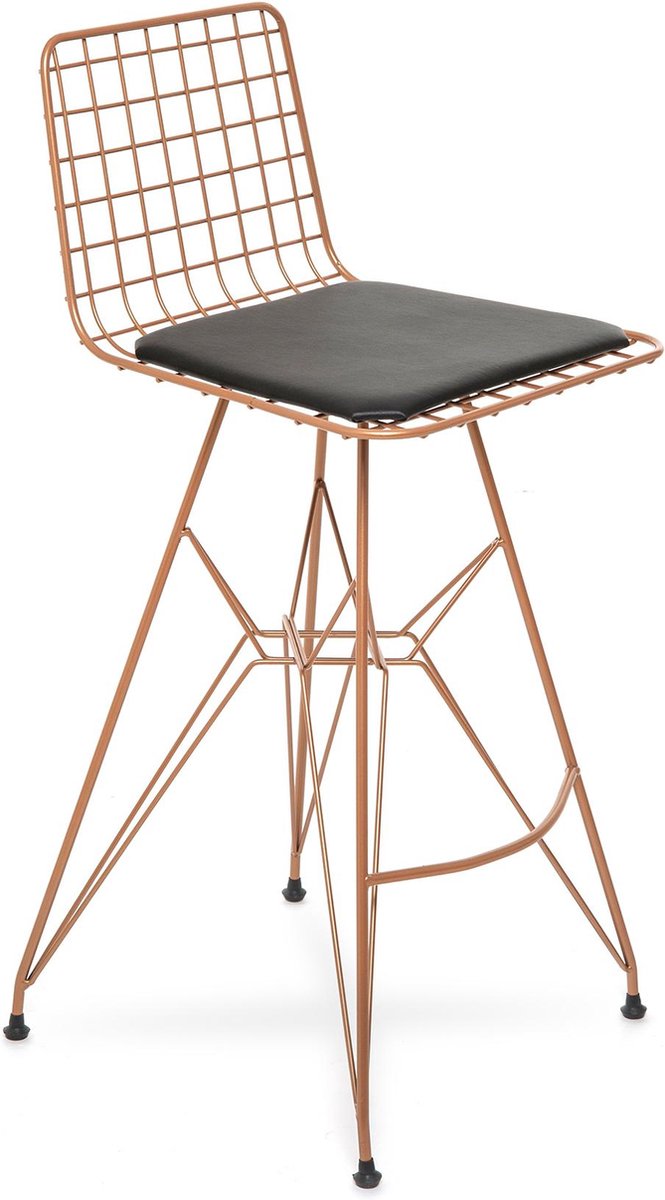 Musson Wire Chair - barkruk - Draadkruk - eetkamerstoel - Brons - Wire Chair Barkruk - Tuinstoel - Draadstoel - Stoelen