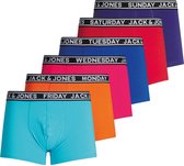 JACK&JONES JUNIOR JACWEEKDAY TRUNKS 7 PACK JNR Jongens Onderbroek - Maat 176