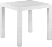 Beliani FOSSANO - Table de jardin - blanc - matière synthétique