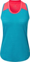 Ronhill Life Wellness Vest Dames - sportshirts - blauw/roze - maat M