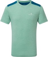 Ronhill Tech Life SS Tee Heren - sportshirts - blauw/donkerblauw - maat XL
