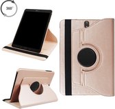 LuxeBass Hoesje geschikt voor Samsung Galaxy Tab S4 10.5 inch T830/T835 (2019) Draaibaar Hoesje - Rosegoud