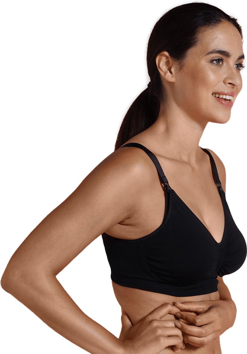 Carriwell Padded Voedingsbh met Uitneembare Pads - Zwart