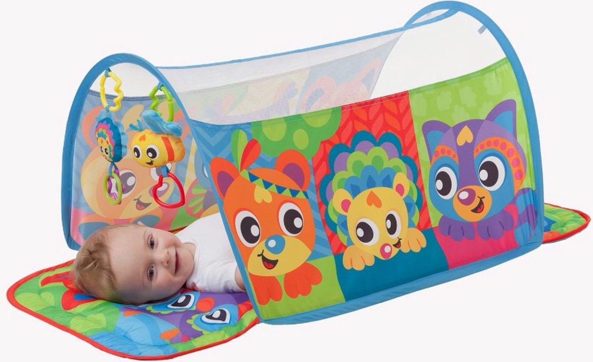 Playgro Baby Kruiptunnel Dieren Honey Bee Bear — afbeelding 11