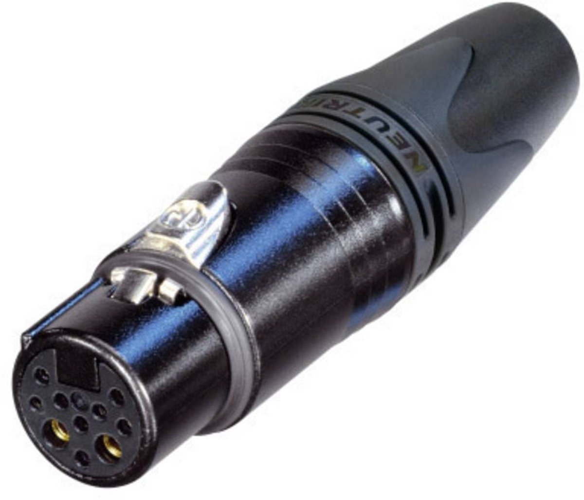 Neutrik NC10FXX-14-B XLR-connector Koppeling, recht Aantal polen: 10 Zwart 1 stuk(s)