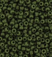 11-501 | Miyuki rocailles seed beeds 11/0 Opaque Avocado Green | Glas kralen | Avocado Groen | 11-501