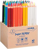 Edu Jumbo kleurpotlood, diverse kleuren, dikte 10 mm, vulling 6,25 mm, 18 stuk/ 1 doos