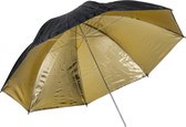 Luxe 91 cm Zwart/Goud Flitsparaplu / Flash Umbrella