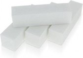 10 White block vijlen - 10 blockvijlen voor nagels