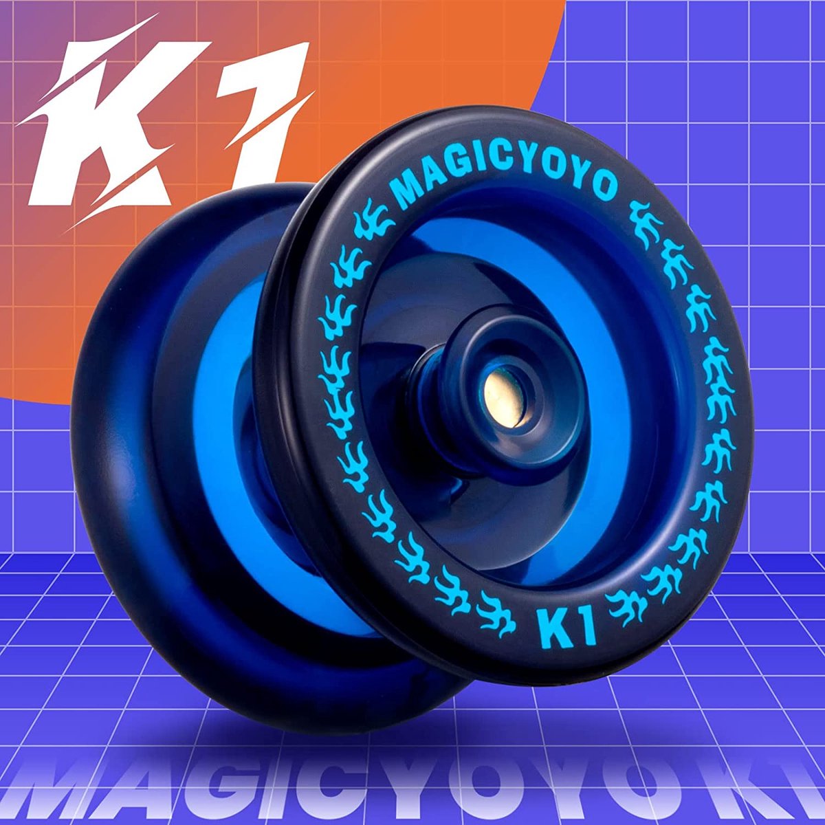 MagicYoyo K1 - Responsive - Professionele Magic Jojo K1 Spin - Voor beginners - inclusief opbergzakje, handschoen en 5 touwtjes - MagicYoyo
