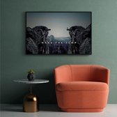 Walljar - Make The Jump - Muurdecoratie - Poster met lijst