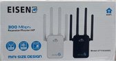 EISEN - Wifi Router - Repeater/Router/Ap - wifi versterker - internet/ netwerk - 300Mbps - Mini size design - U711N300RE