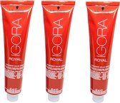 Schwarzkopf Igora Royal Permanente Haarkleuring 0-33 Anti Rood Multipack 3x60ml