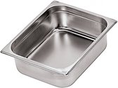 gastronormbak 32 x 26,5 x 15 cm RVS zilver