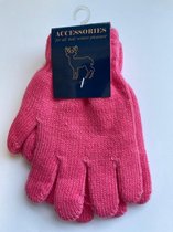handschoenen effen roze