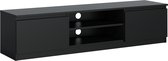 Pro-meubels - Tv meubel - Salvador - Zwart mat - 160cm - Tv kast