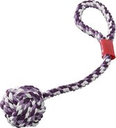 Ebi kauwspeelgoed Speeltouw bal met handvat 85mm/150gr