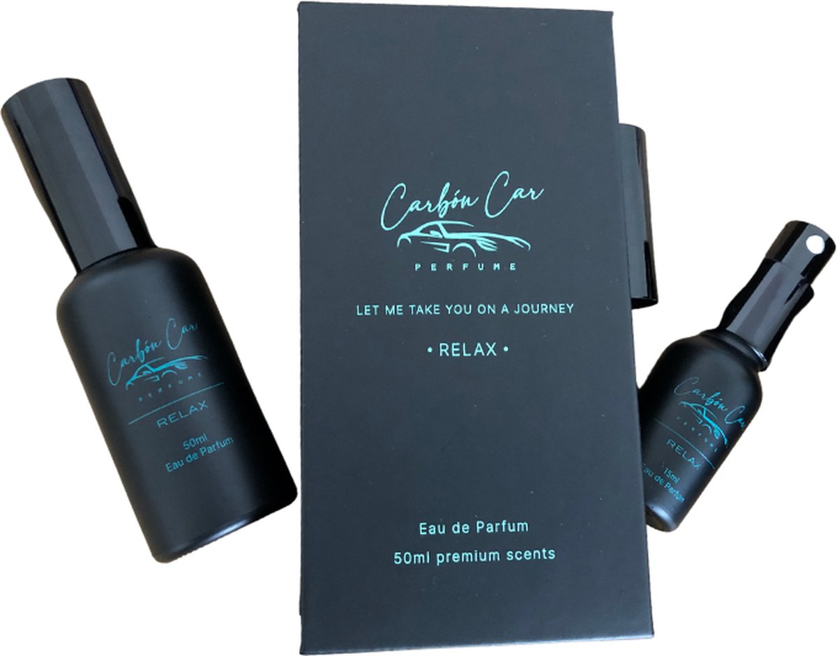Goedkoopste Carbón Car Perfume RELAX (50ml) - autoparfum op basis van geurwetenschap - ONTSPANNING & RUST - autoparfum - geurverfrisser