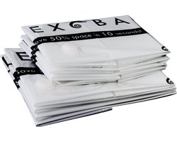 Flextail Gear vacuümzakken Flexbag M Vacuüm opbergzakken - Vacuüm zakken kleding 70x50 cm - 4 stuks