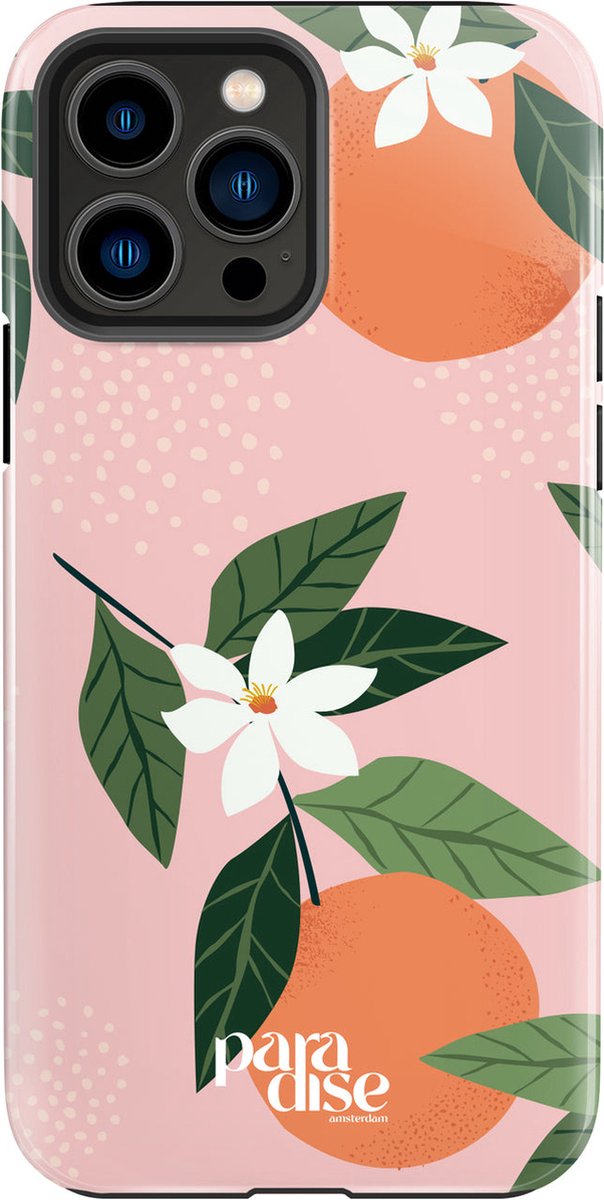 Paradise Amsterdam 'Mediterranean Oranges' Fortified Phone Case / Telefoonhoesje - iPhone 13 Pro