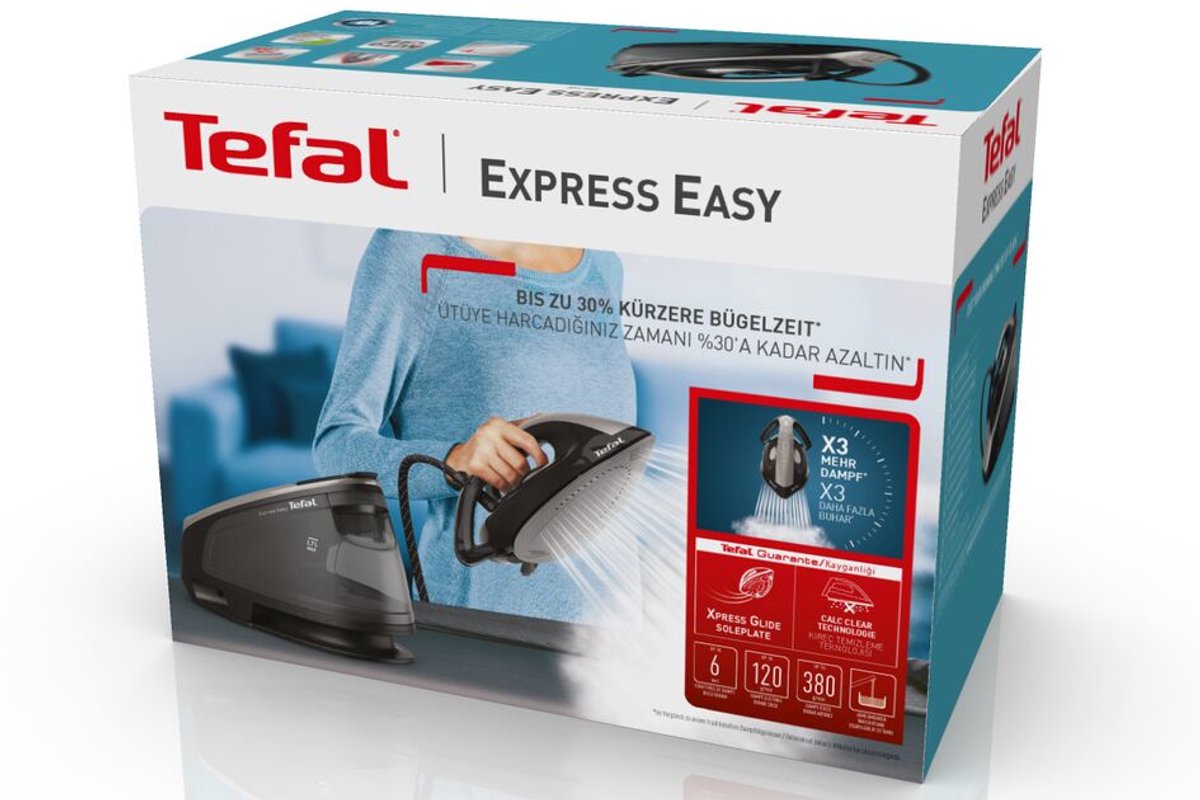 Tefal Express Easy SV6140E0 met 6 bar en 1,7L thumbnail 6