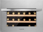 Bol.com Klarstein Vinsider 24 Built-In Uno - inbouw wijnkoelkast 1 zone - 51 liter / 24 flessen - roestvrij staal - 42 dB - 5 to... aanbieding