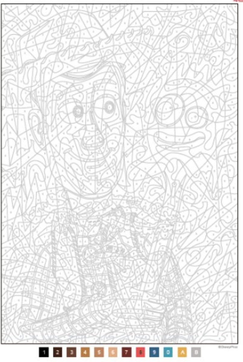 Coloriage Trompe L oeil Disney A Imprimer Coloriages Mystères Disney Grands Classiques 9 - kleuren op nummer kleurboek | bol.com