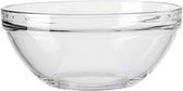 schaal Trend 1,5 liter 20 x 8,5 cm glas transparant