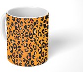 Mok - Panterprint - Luxe - Patronen - Mokken - 350 ML - Beker - Uitdeelcadeautjes