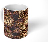 Mok - Luipaard - Patronen - Dieren - Mokken - 350 ML - Beker - Uitdeelcadeautjes