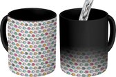 Magische Mok - Foto op Warmte Mokken - Koffiemok - Egel - Regenboog - Patronen - Magic Mok - Beker - 350 ML - Theemok