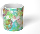 Mok - Tie dye - Zomer - Regenboog - Pastel - Patronen - Mokken - 350 ML - Beker - Uitdeelcadeautjes