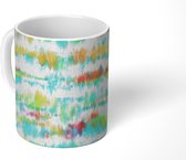 Mok - Regenboog - Tie dye - Abstract - Patronen - Mokken - 350 ML - Beker - Uitdeelcadeautjes