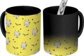 Magische Mok - Foto op Warmte Mokken - Koffiemok - Kat - Quotes - Pastel - Hart - Patronen - Magic Mok - Beker - 350 ML - Theemok