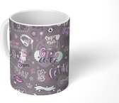 Mok - Koffiemok - Rock - Patronen - Quotes - Mokken - 350 ML - Beker - Koffiemokken - Theemok